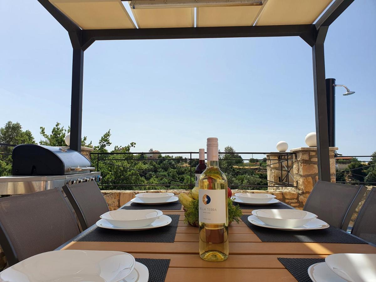 Natural View Villa With Private Pool Skouloúfia Exterior foto